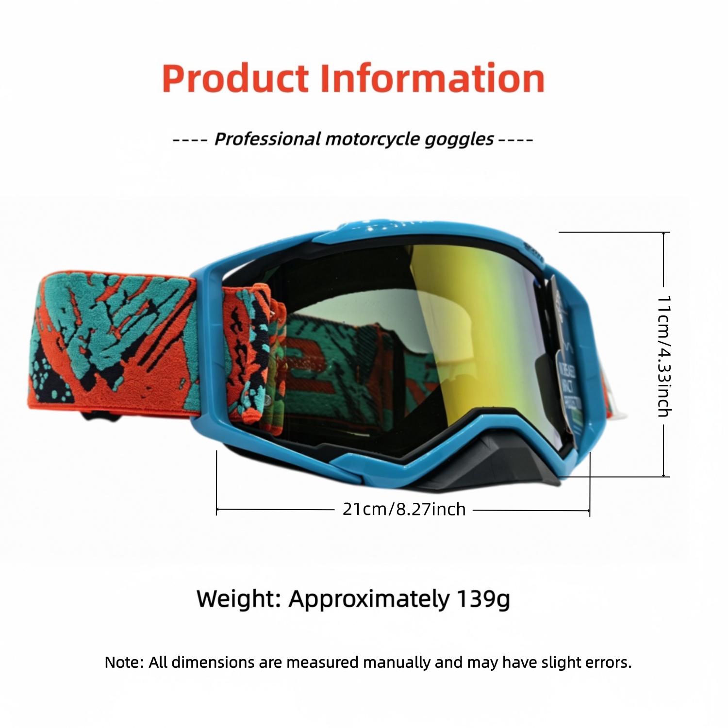 Premium Motocross Ski Cycling  - Off Road Motocross Helmet Goggles Set 评论和价格