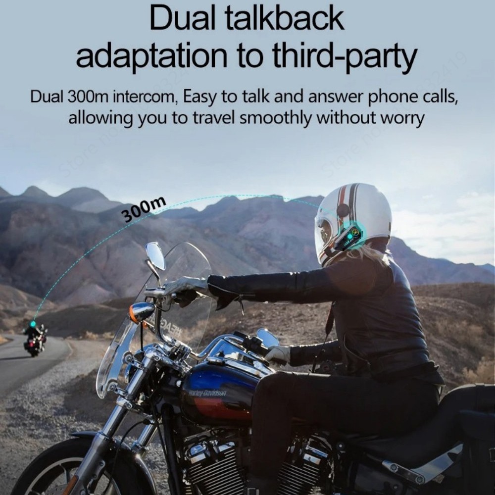 New 1 Or 2 PCS Motorcycle Helm - Universal Motorcycle Helmet Intercom Headset 评论和价格