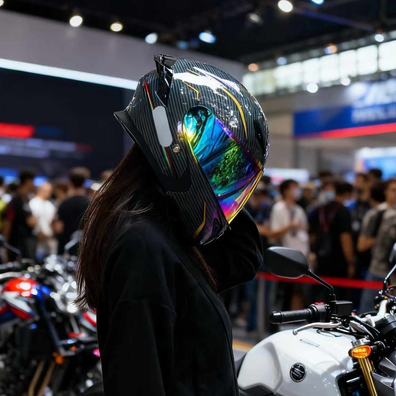 Certified Modular Flip Up Moto - Dual Visor Motorcycle Racing Helmet 评论和价格