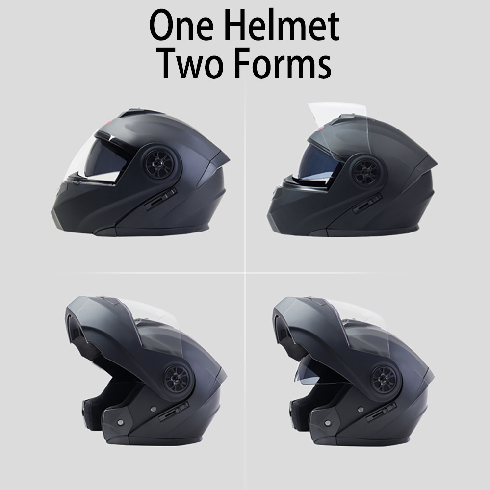Bluetooth Motorcycle Full Face - Modular Flip Up Motorcycle Helmet Dot Approved 评论和价格