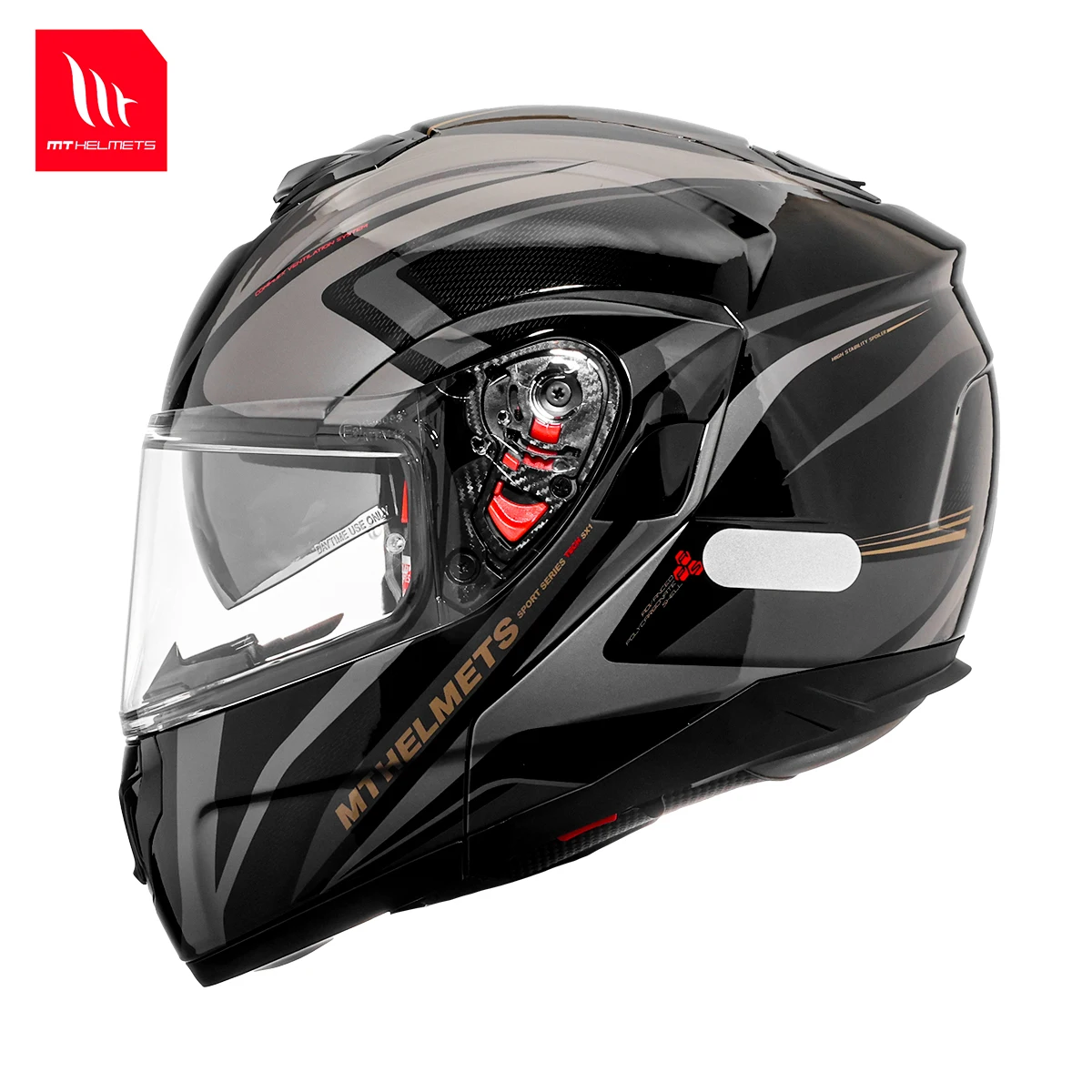 2025 Original MT ATOM SV Flip  - Full Face Motorcycle Helmet With Bluetooth 评论和价格
